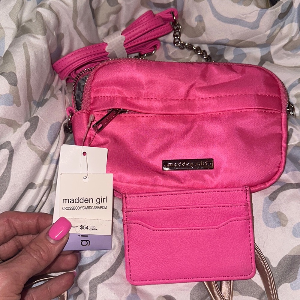 New Madden Girl purse a smaller size hot pink with tags